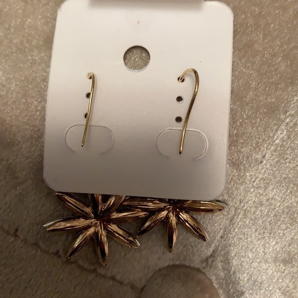 Mystic rainbow gold plated earrings, light catcher - Picture 5 of 7